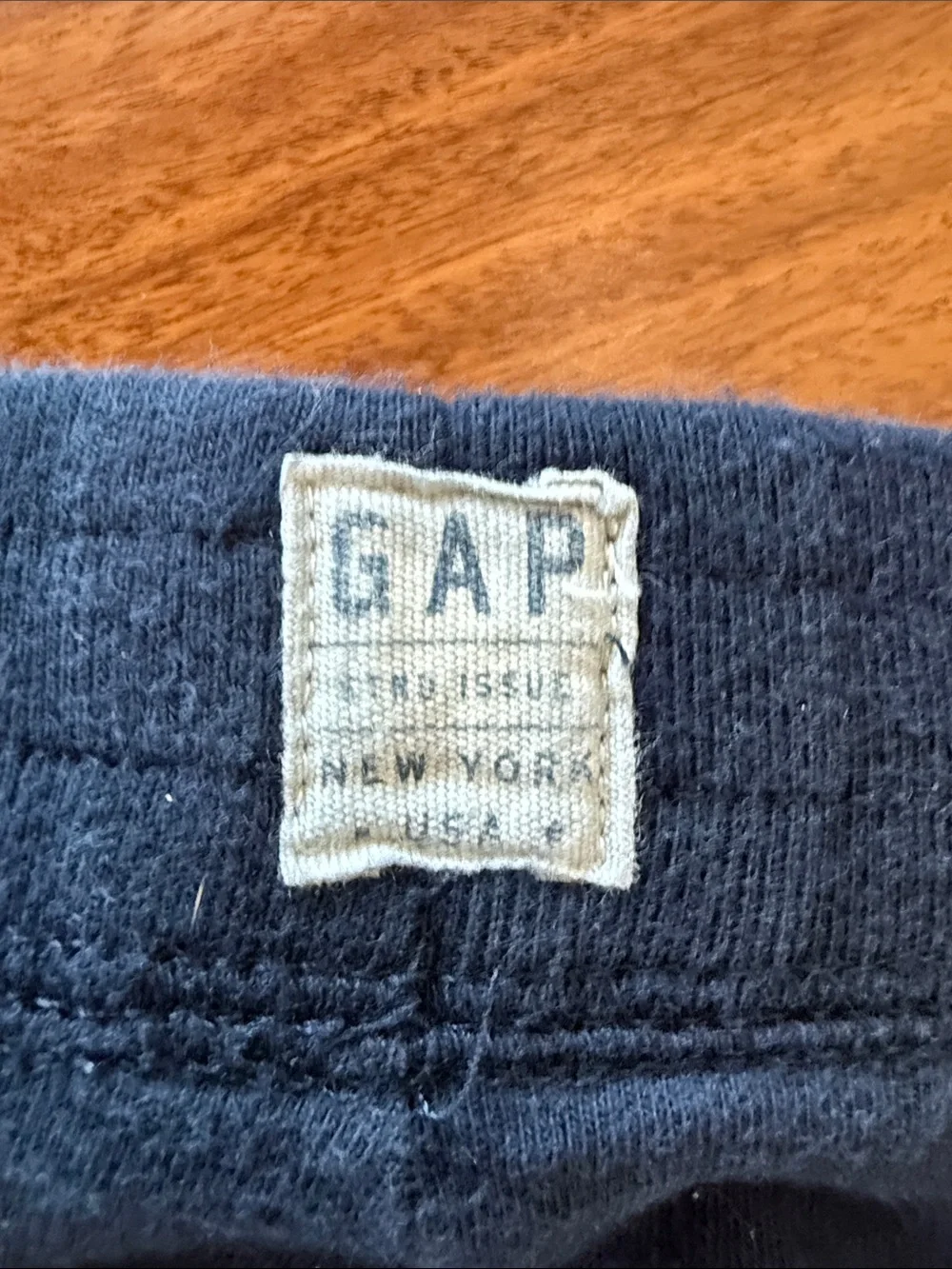 GAP Navy Blue Terry Drawstring Shorts for Kids